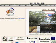 Tablet Screenshot of ies.alpajes.aranjuez.educa.madrid.org