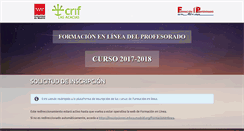 Desktop Screenshot of inscripciones.educa.madrid.org