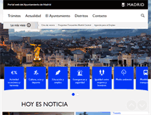 Tablet Screenshot of madrid.es